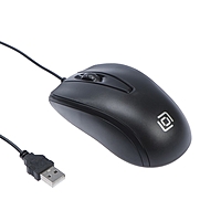 Мышь Oklick 325M, проводная, оптическая, 1000 dpi, USB, черная