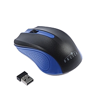 Мышь Oklick 485MW, беспроводная, оптическая, 1200 dpi, USB, черно-синяя