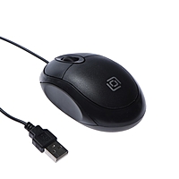 Мышь Oklick 105S, проводная, оптическая, 800 dpi, USB, черная