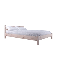 Двуспальная кровать «Кантри», 120 × 200 см, цвет сосна