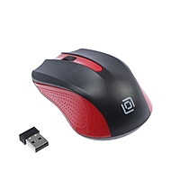 Мышь Oklick 485MW, беспроводная, оптическая, 1200 dpi, USB, черно-красная