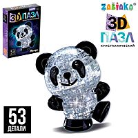 Пазл 3D Панда кристаллический 53 детали свет в ассортименте