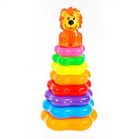 Пирамидка "Львёнок", 8 колец