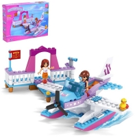 Конструктор Страна Чудес "Водный самолет", 161 деталь