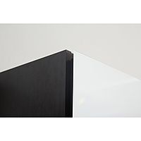 Гостиная «Паола», белый ЛДСП/белое стекло