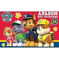 Альбом для рисования А4, 24 листа на скрепке Paw Patrol