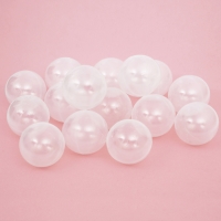 Шарики для сухого бассейна с рисунком, диаметр 7,5 см, набор 150 шт., цвет прозрачный