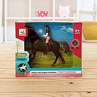 Набор игровой лошадка с куклой, с аксессуарами