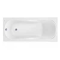 Ванна акриловая Roca Uno 160 x 75 см, прямоугольная, цвет белый