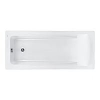Ванна акриловая Roca Hall 170 x 75 см, прямоугольная, цвет белый