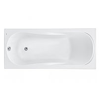 Ванна акриловая Roca Uno 170 x 75 см, прямоугольная, цвет белый