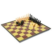 Игра настольная 3 в 1 Chess Set: шашки, шахматы, шахматы-шашки, в коробке