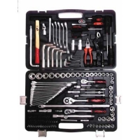 Набор инструментов "СЕРВИС КЛЮЧ" 142 предмета, 12 граней