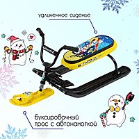 Снегокат Ника джамп Winter sport СНД1/WS велоруль