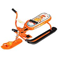 Снегокат Ника-джамп «Лисёнок», цвет оранжевый