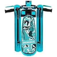 Снегокат Snowdrive СНД3/SD12 велоруль цвет голубой/черный