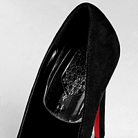 Подпяточники для обуви силиконовые, с протектором, 10 × 6 см, пара, цвет прозрачный