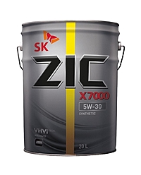 Масло моторное ZIC X7000 5W-30 20 л синт.