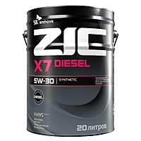 Масло моторное ZIC X7 Diesel 5W-30 20 л синт.