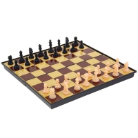 Игра настольная 2 в 1: шашки, шахматы, поле 31 × 31 см, в пластиковой коробке