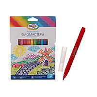 Фломастеры 12 цветов, «Гамма» «Классические»