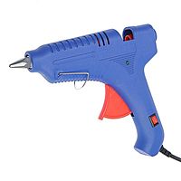 Клеевой пистолет TUNDRA, 80 Вт, 220 В, выключатель, индикатор, антикапля, шнур 1.2 м, 11 мм