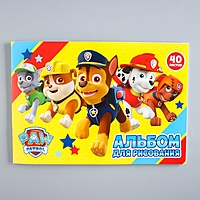 Альбом для рисования А4, 40 л., PAW Patrol