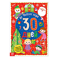 Адвент-календарь с наклейками «До Нового года 30 дней», 16 стр.