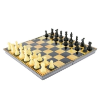 Игра настольная 3 в 1: шашки, шахматы и нарды, поле 30 × 30 см, в коробке