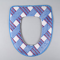 Чехол на сиденье для унитаза на резинке «Универсал», цвет МИКС