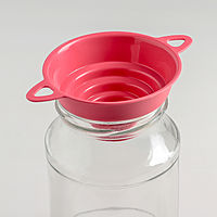 Воронка для банок 4 диаметра, верхний d=100 мм, цвет МИКС