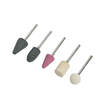 Набор шарошек абразивных TUNDRA basic, хвостовики 3 мм, 5 шт.