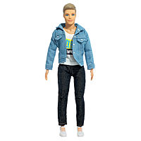 Кукла-модель Кевин в зимней одежде с аксессуарами в ассорт.
