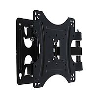 Кронштейн LuazON, для ТВ, наклонно-поворотный, от стены 80-460 мм, 14-42", до 35 кг, чёрный 393739