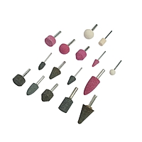 Набор шарошек абразивных TUNDRA basic, хвостовики 3 и 6 мм, 16 шт.