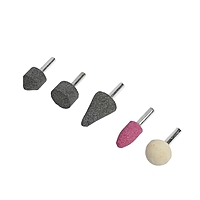 Набор шарошек абразивных TUNDRA basic, хвостовики 6 мм, 5 шт.