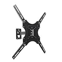 Кронштейн LuazON, для ТВ, наклонный, 14-52", до 30 кг, чёрный