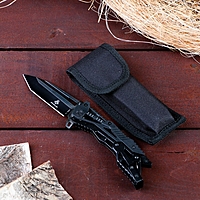 Нож перочинный "Алтай" складной черный, лезвие 8,5 см, с фиксатором