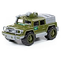 Игрушка Автомобиль-джип Разведчик пограничный с 1 пулеметом