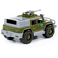 Игрушка Автомобиль-джип Разведчик пограничный с 1 пулеметом
