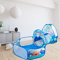 Набор детская палатка + туннель + сухой бассейн Океан