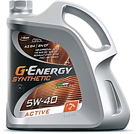Масло моторное G-Energy Synthetic Active 5W-40 4 л синт.