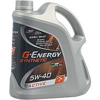 Масло моторное G-Energy Synthetic Active 5W-40 4 л синт.