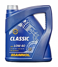 Масло моторное Mannol 7501 Classic 10W-40 4 л п/синт.