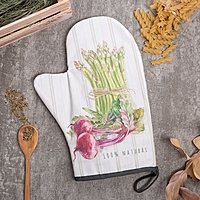 Варежка-прихватка "Vegetable" 20х28см,саржа, 100% х/л, ватин 250г/м2