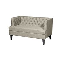 Диван «Фьюджи», ткань китон рогожка, опоры массив венге, цвет бежевый