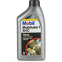 Трансмиссионное масло Mobil, 75W-90, "MOBILUBE 1 SHC", синтетическое, 1л