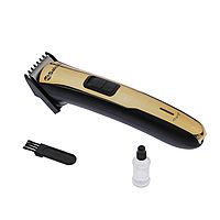 Машинка для стрижки Sakura SA-5525BG, насадка-гребень 3 мм, масло, щёточка, АКБ, золотистая