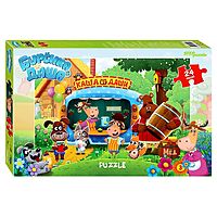 Макси-пазл Буренка Даша 24 элемента