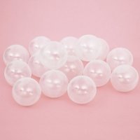 Шарики для сухого бассейна с рисунком, диаметр 7,5 см, набор 500 шт., цвет прозрачный